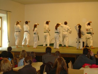 Tang Soo Do Vorführung beim Jubiläum 5 Jahre Judo Kranzberg 2009