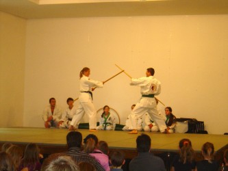 Tang Soo Do Vorführung beim Jubiläum 5 Jahre Judo Kranzberg 2009